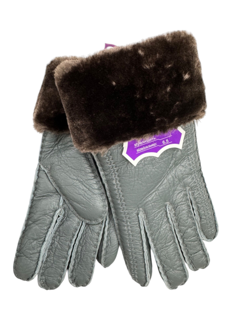 Перчатки. Женские. Материал верха: Дубленка. Подклад: Дубленка.10 шт в упаковке.