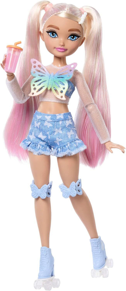 Кукла Barbie Dream Besties Малибу на роликах JFX96