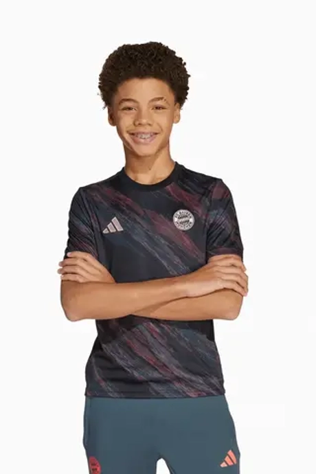 Футболка adidas FC Bayern 25/26 Pre-Match Junior - черный