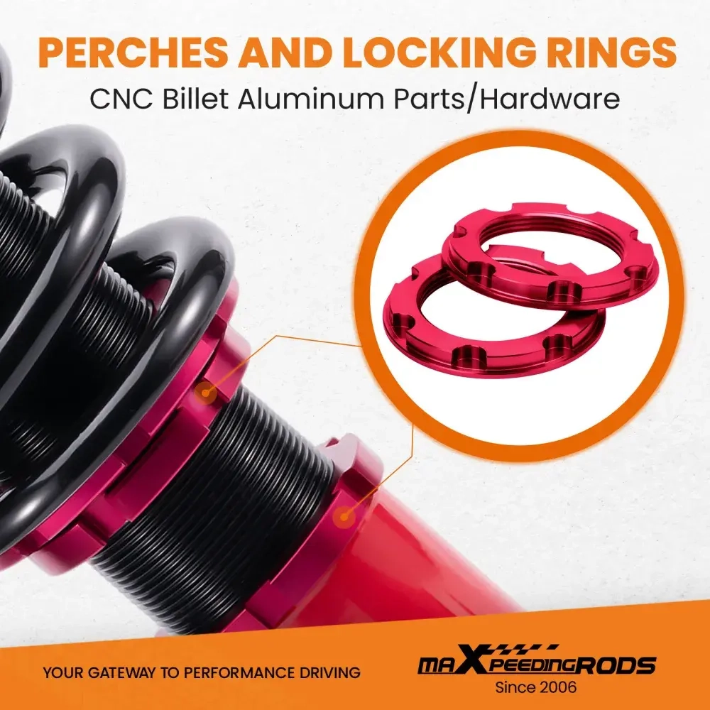 MaXpeedingrods Front+Rear Coilovers Lowering Kit подходит для автомобиля Acura TSX 04-08 2.4L 3.0L