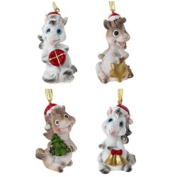 GAEM Фигурка декоративная подвесная "Лошадка", L4,5 W4 H7 см, 4в.