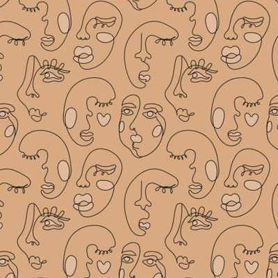женщины. абстрактные лица. непрерывная линия. женские лица. лицо. женский портрет люди. модерн,люди.