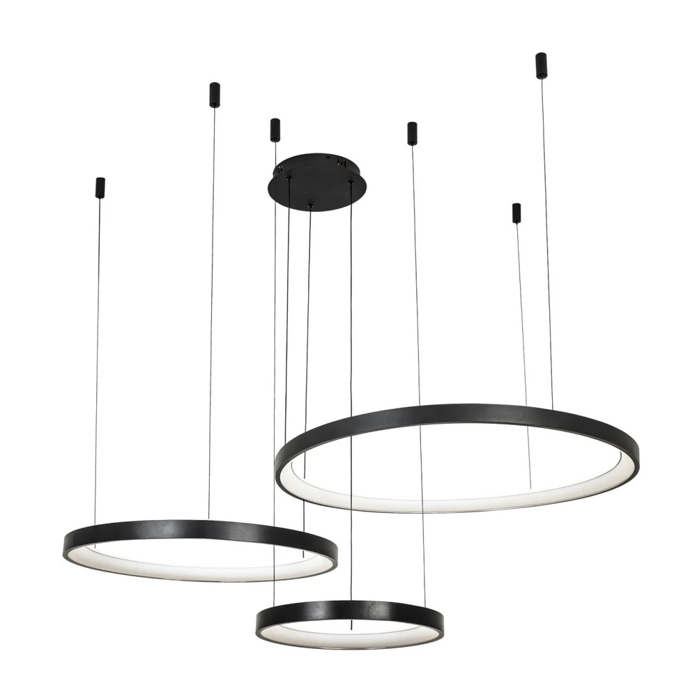 Подвесная люстра Led4U L8806-800-580-380 BK