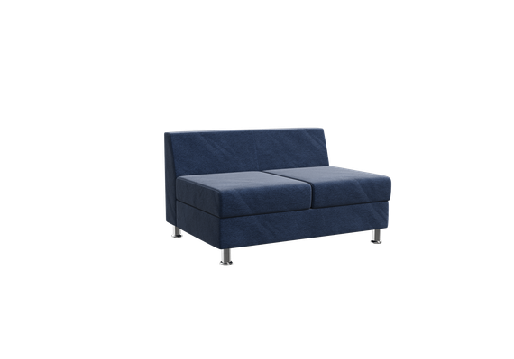 Prime Диван без подлокотников двухместный PR.D-2 Kardif 028 1100х770х720