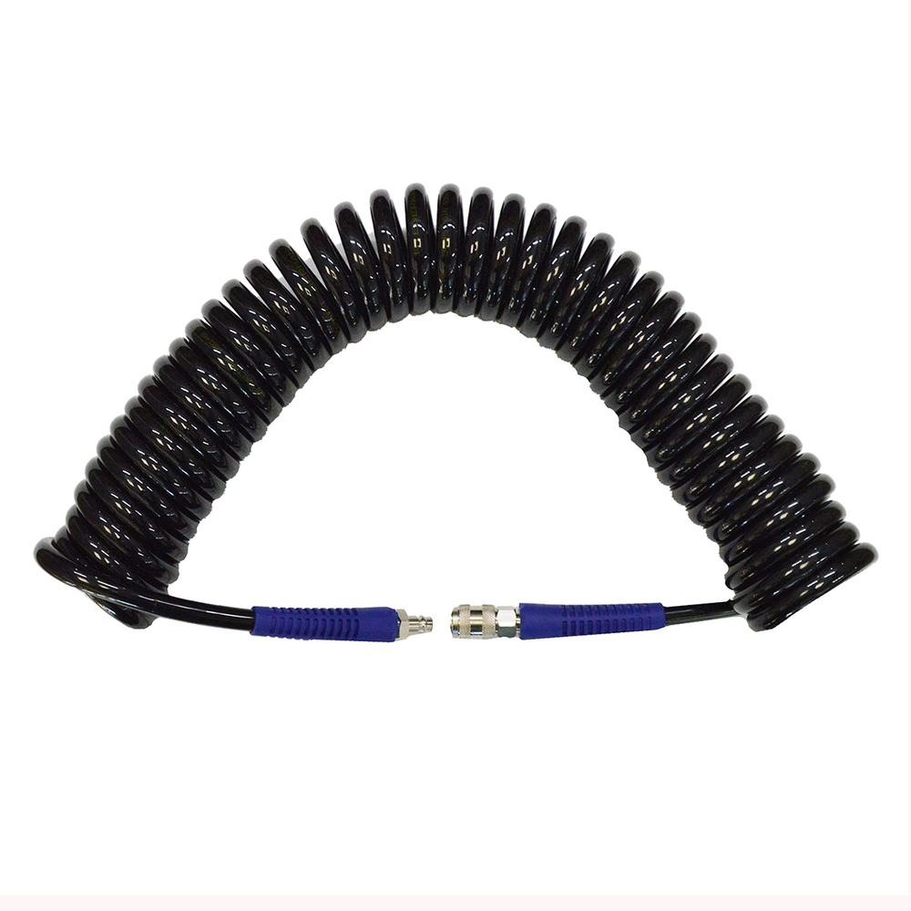 WDK-65810 Шланг пневматический спиральный с БРС, 10 м, 10х14 мм