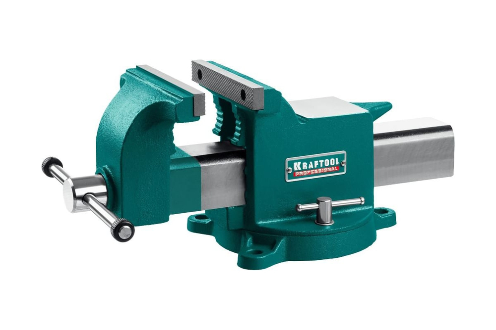 KRAFTOOL STEEL, 300 мм, стальные слесарные тиски (32701-300)