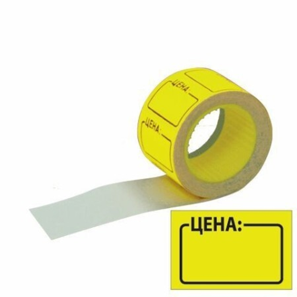 Ценник на ленте  20*30мм цветн.