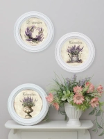 Картины на стену интерьерные на холсте 3 шт. 17.5 см