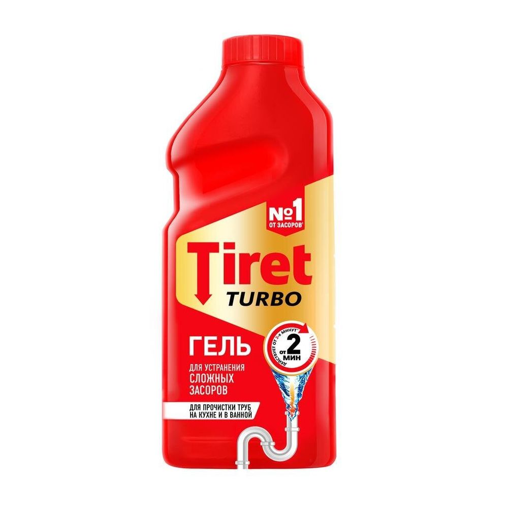 Средство для засоров Tiret Turbo, 500 мл