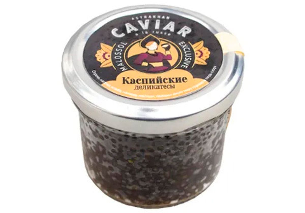 Икра осетровая "Каспийские Деликатесы Эксклюзив", 100г