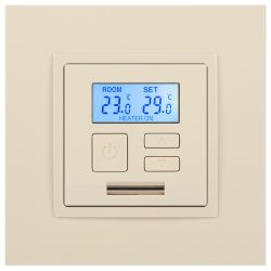 14-4111-02 ЭРА Терморегулятор универс. 230В-Imax16А, IP20, Эра Elegance, сл.кость