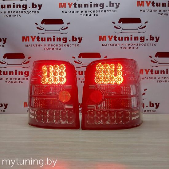 Задние фонари VW Passat B5 black led