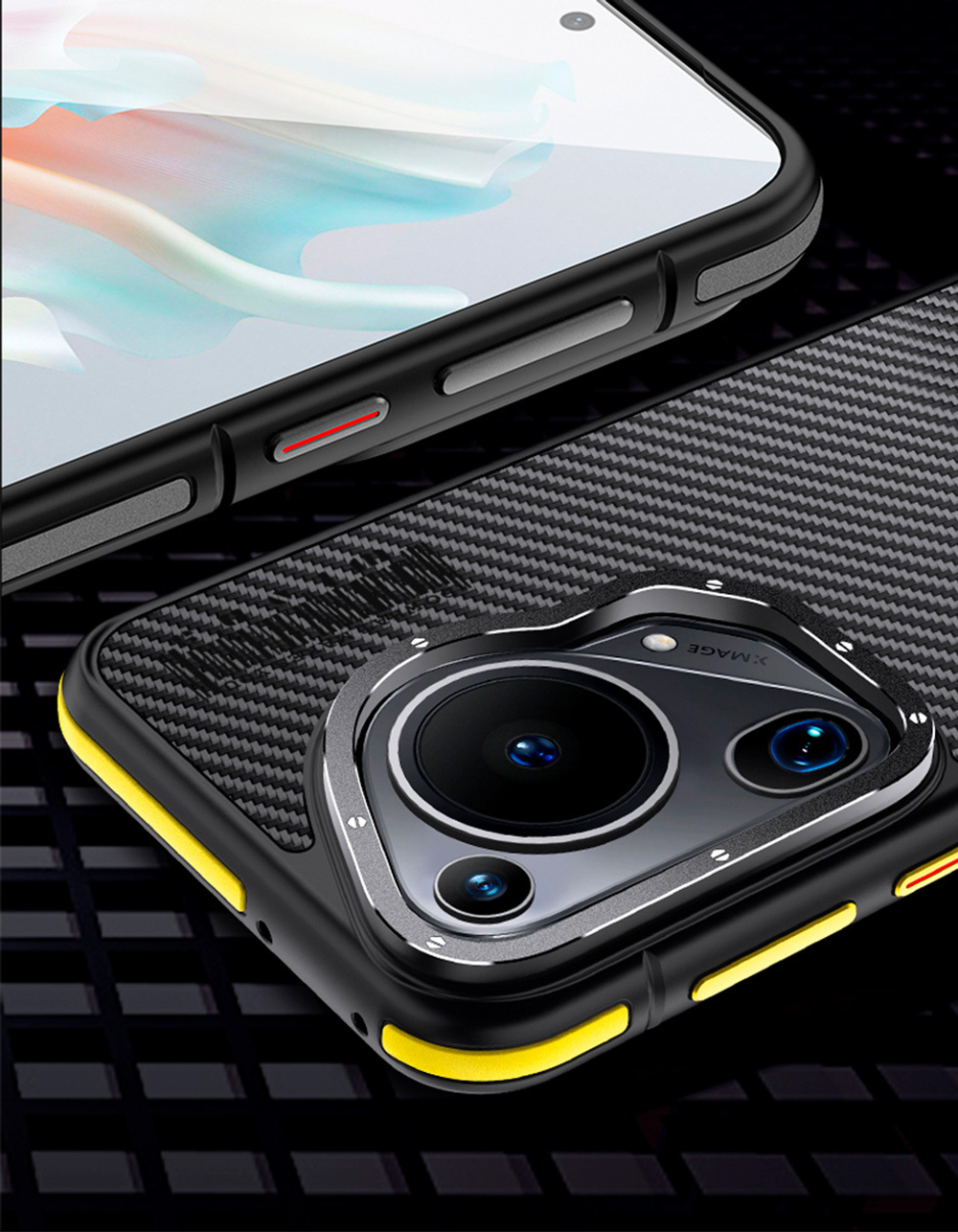 Чехол для Huawei Pura 70 Ultra кевларовый, WLONS