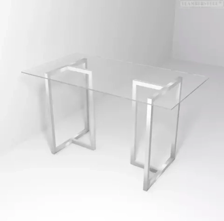 Стол стеклянный обеденный Т