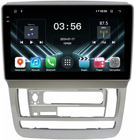 Магнитола для Toyota Alphard 1 H10 2002-2005 - FarCar DX9-9576 монитор 9.5" IPS на Android 13, 4+64Гб, CarPlay