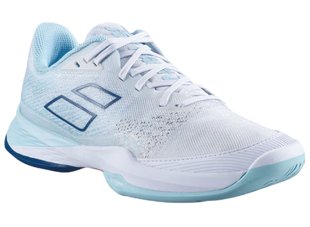 Женские теннисные кроссовки Babolat Jet Mach 3 All Court Women - white/angel blue