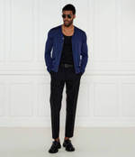 Шерстяной кардиган Dsquared2 - темно-синий(S74HA1443 S18310)