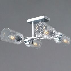 Люстра на штанге ILLUMICO NAPLES IL0780-4CSQ-25 CR NAPLES