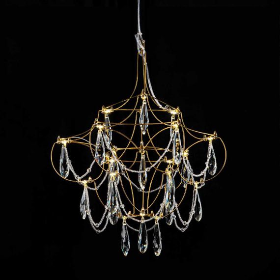 Подвесная светодиодная люстра Modelux Premium ML.5601.400P BS