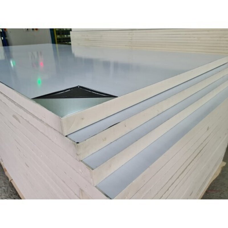 Сэндвич панель ППУ 45х1250х2500 мм полиэстр RAL5005/цинк