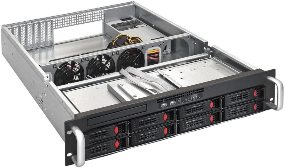 Корпус серверный 2U Exegate Pro 2U550-HS08/1U-700ADS
