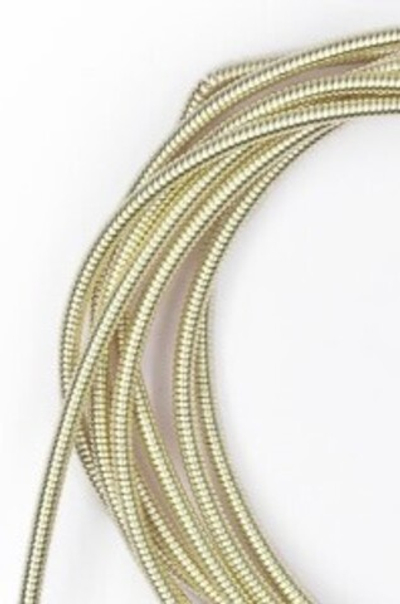 Канитель жесткая, 1,25 мм, св.золото