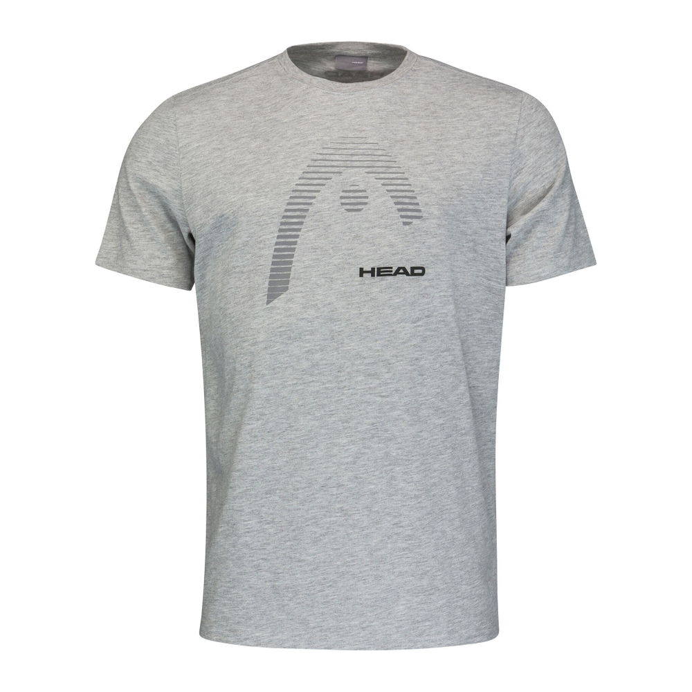 Мужское теннисное поло HEAD Club Carl T-Shirt Men - Lightgrey