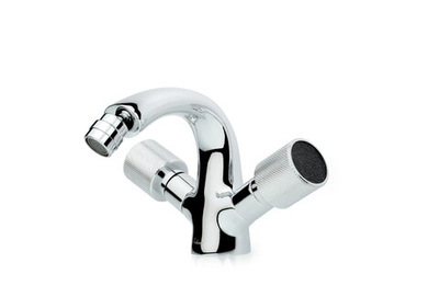 Смеситель для биде ROYAL CRYSTAL BLACK, хром_Комплект