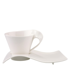 Villeroy & Boch Чашка с блюдцем NewWave Caffe 400 мл для завтрака 10-2484-1210+10-2484-2830