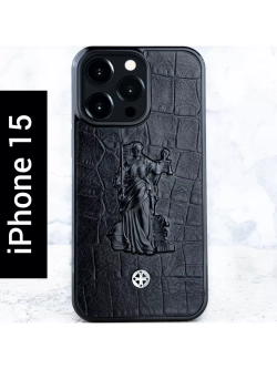Чехол iPhone 15 - Euphoria Lawyer Themis CROC leather