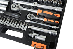 Набор инструментов 1/2", 1/4", CrV, 82 предмета в кейсе