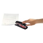 Степлер №24/6, 26/6 RAPID "Supreme Omnipress Fullstrip SO30" (Швеция), до 30 листов, черно-красный, 5000547