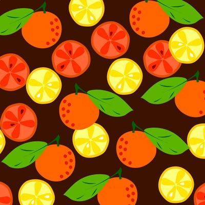 Orange, citrus tropical fruit