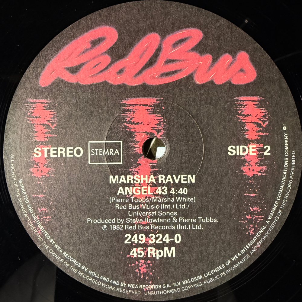 Marsha Raven ‎– I Like Plastic (Голландия 1982г.) 12", 45 RPM Т