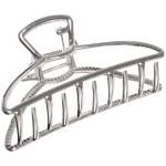 Заколка - краб для волос на блистере «PREMIUM», сантьяго, цвет серебро и золото, 7,5см