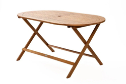 Стол из акации KARO овальный складной