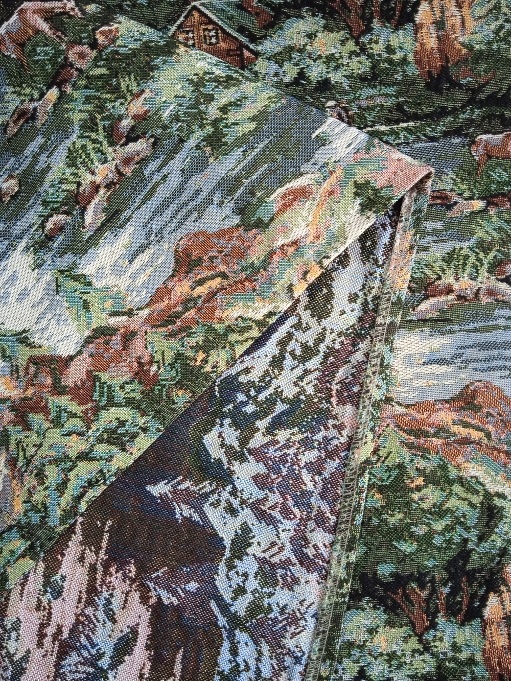 Покрывало гобеленовое Горная река 1,5-спальный (150х200)