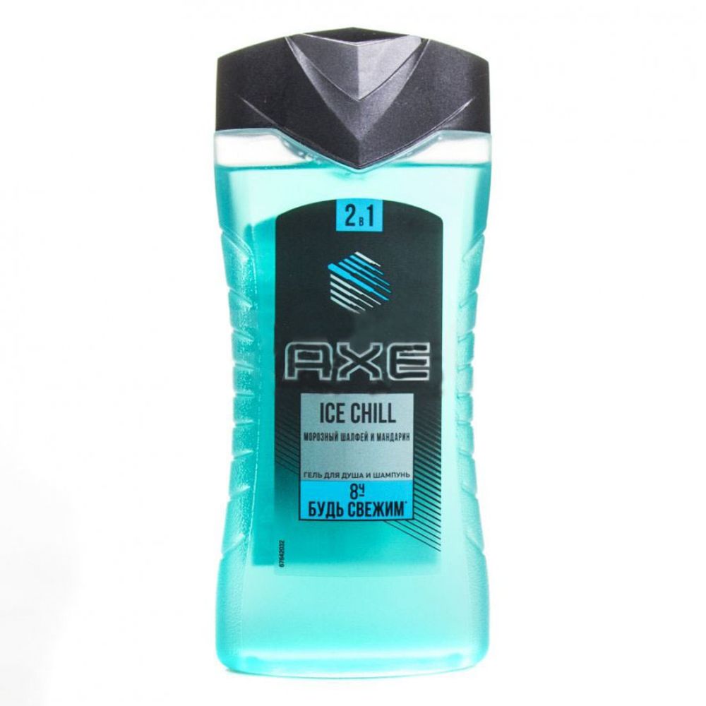 Axe Гель для душа и шампунь Ice Chill, 250 мл