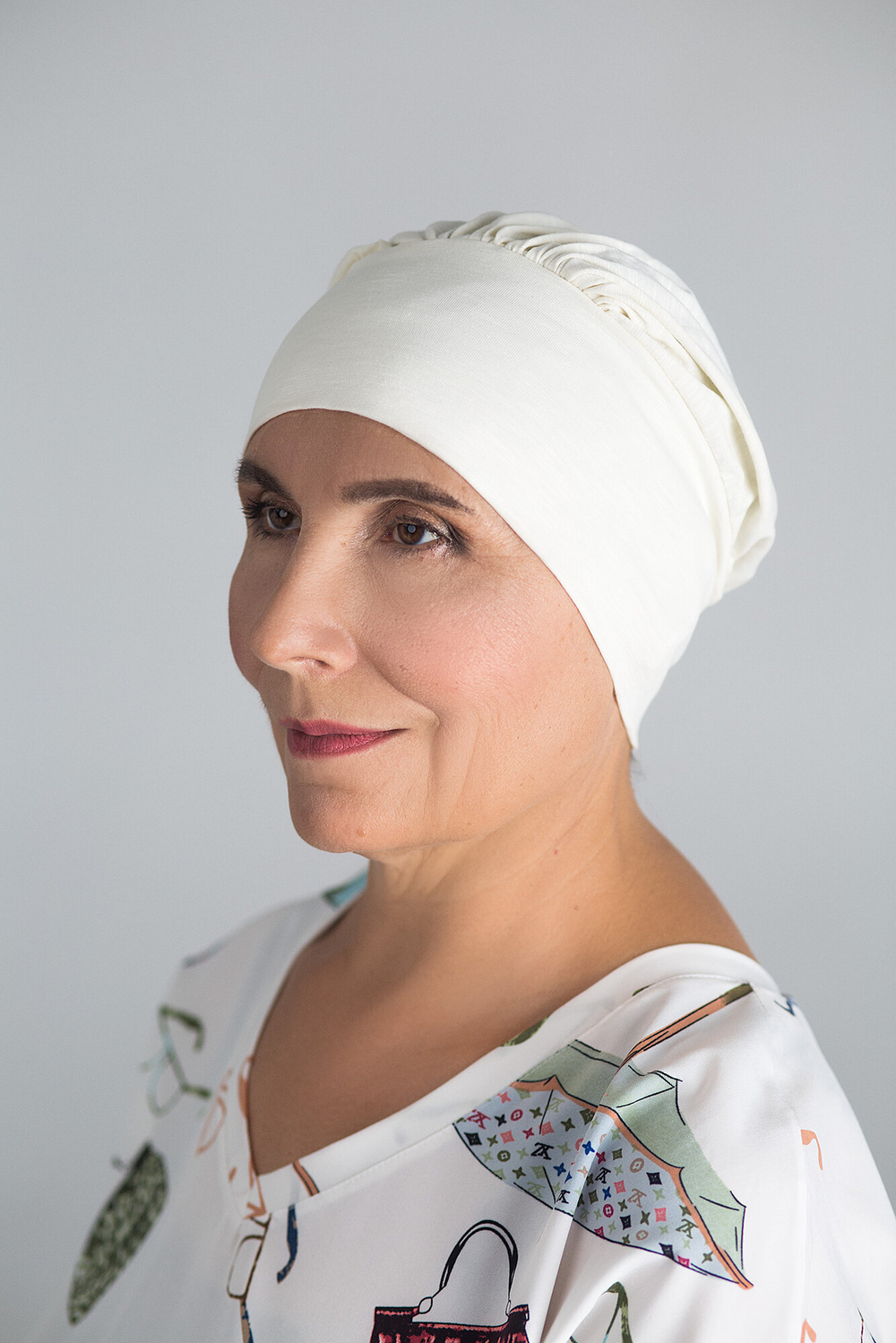 Шапочка тюрбан БЛАНКА HLM24 облегченная, хлопок, Elza Meyger