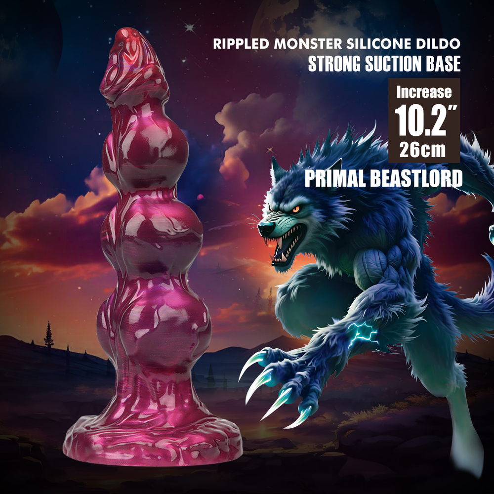 Power Monsters Primal Beastlord - Фаллоимитатор на присоске, 26 см