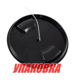 Крышка люка технологическая 152.5 черная (упаковка из 12 шт.)
