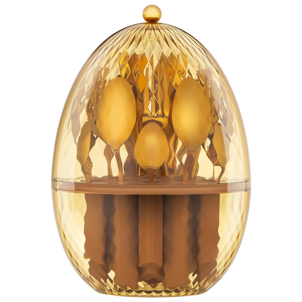 НАБОР СТОЛОВЫХ ПРИБОРОВ НА ВРАЩАЮЩЕЙСЯ ПОДСТАВКЕ, 24ПР, ПВД ПОКРЫТИЕ