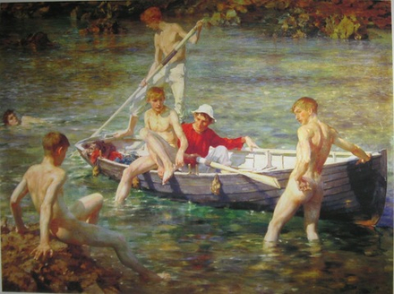 Henry Scott Tuke  - эротическое искусство художника Генри Скотта Тьюка. 18+