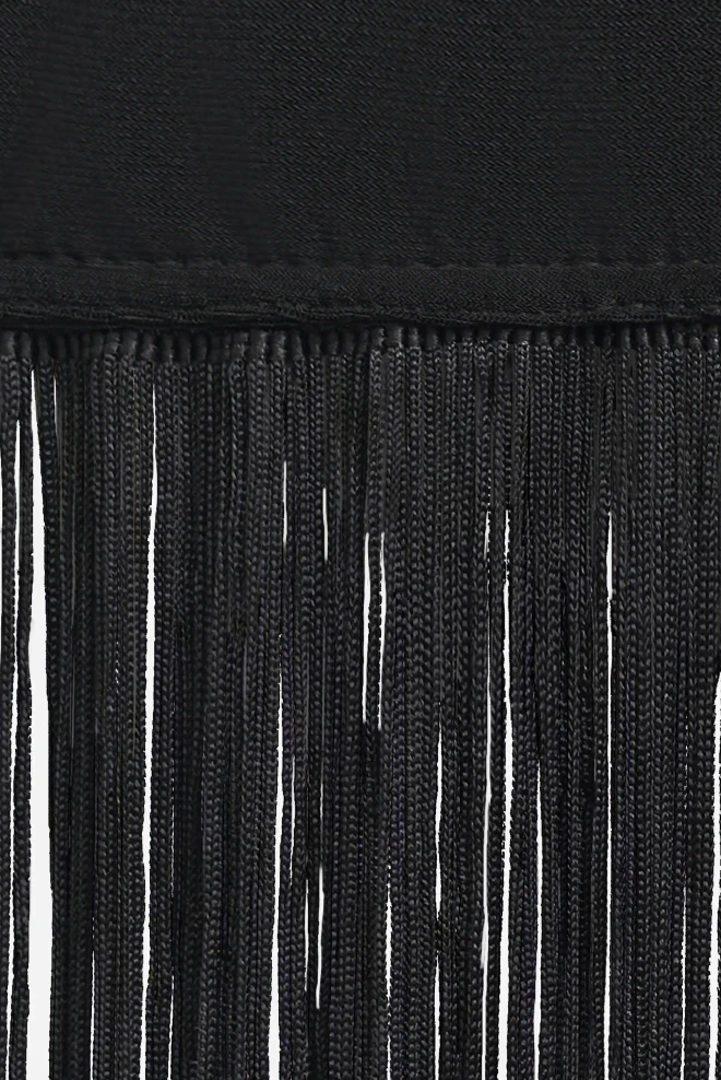 Платье с бахромой