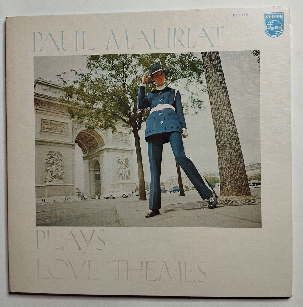 Винтажная виниловая пластинка LP Поль Мориа Paul Mauriat Plays Love Themes (Japan 1971)
