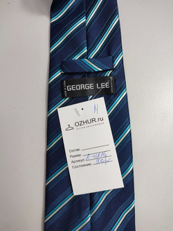 Галстук George Lee с полосками