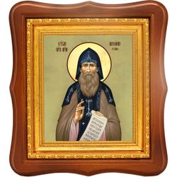 Пахомий Русин преподобномученик. Икона на холсте.