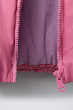 ZARA СТЕГАНЫЙ ЖИЛЕТ WATER REPELLENT, МЯГКИЙ РОЗОВЫЙ