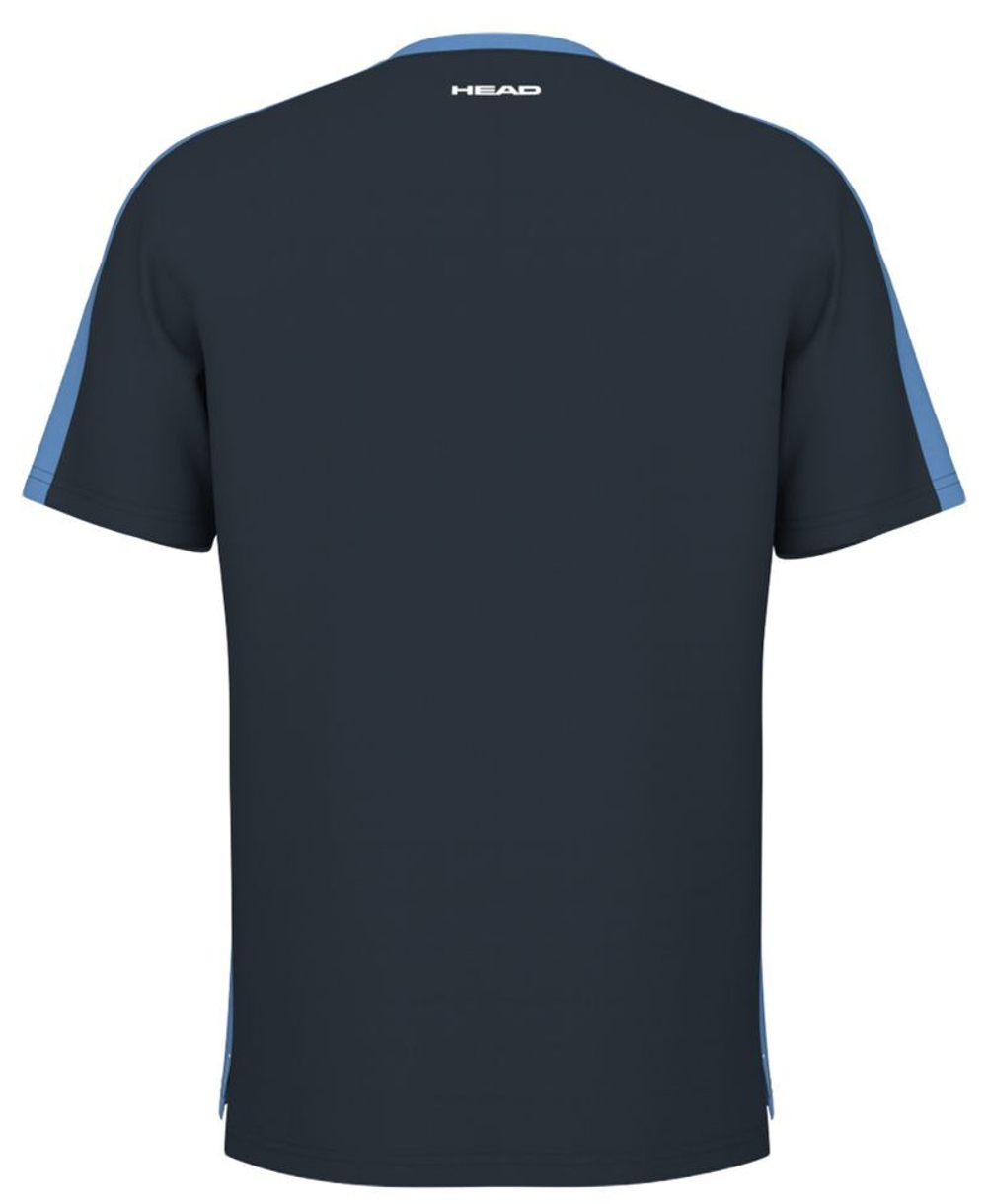 Детская теннисная футболка Head Boys Vision Slice T-Shirt - navy blue