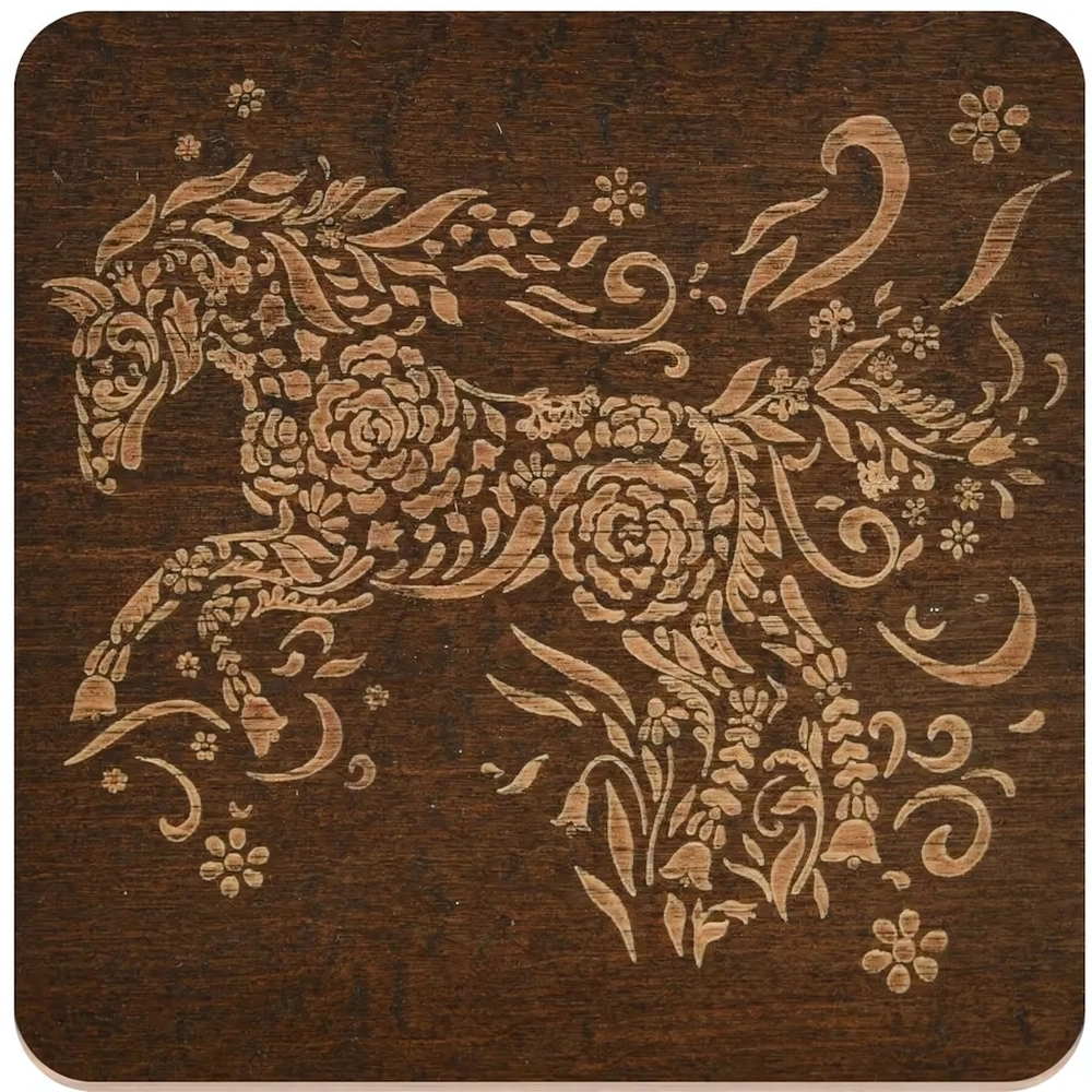 Подставка под горячее «Спирит» 14*14см (гравировка) МТ88-524